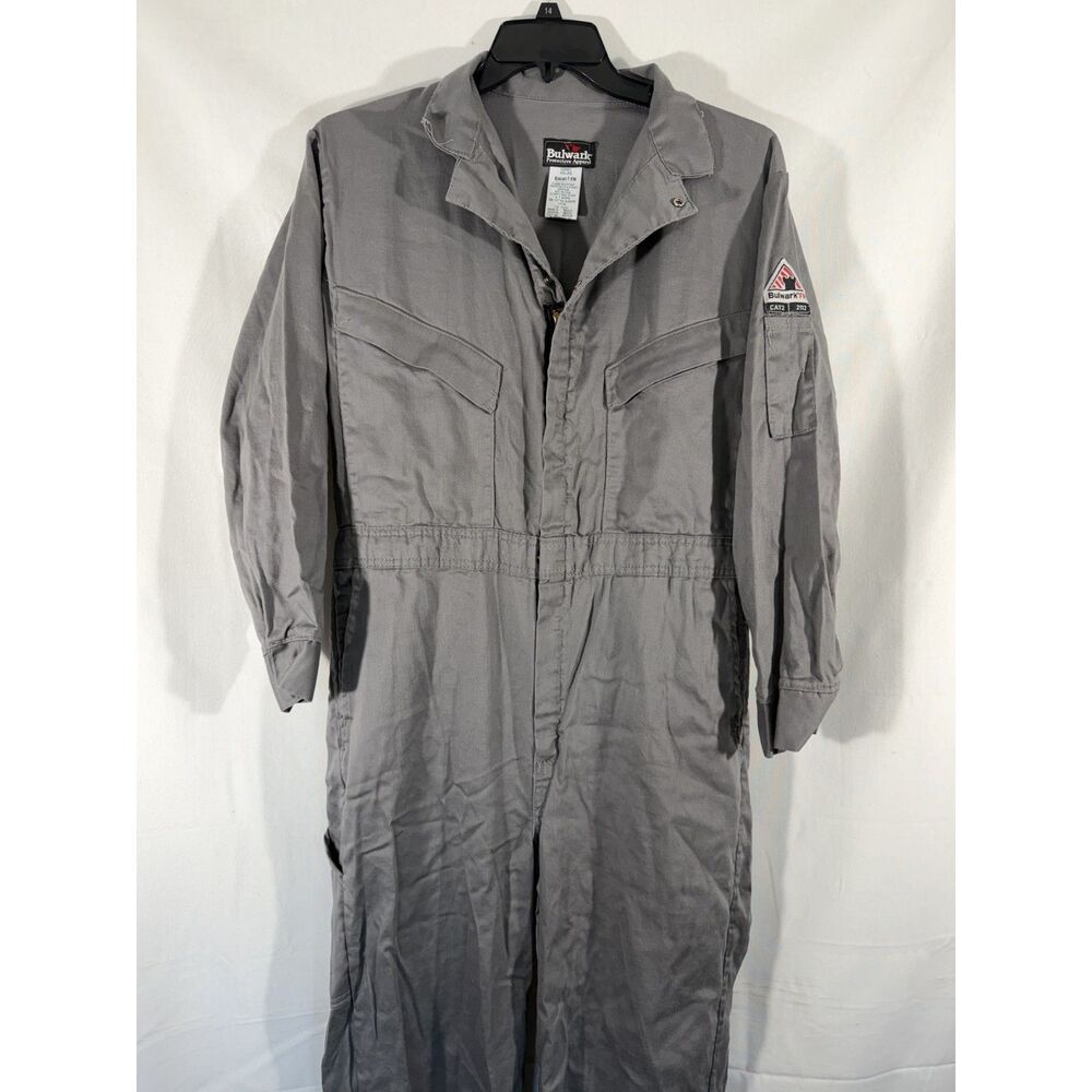 Bulwark Excel FR Men's 40 Regular Gray CAT 2 Flame Resistant Coveralls